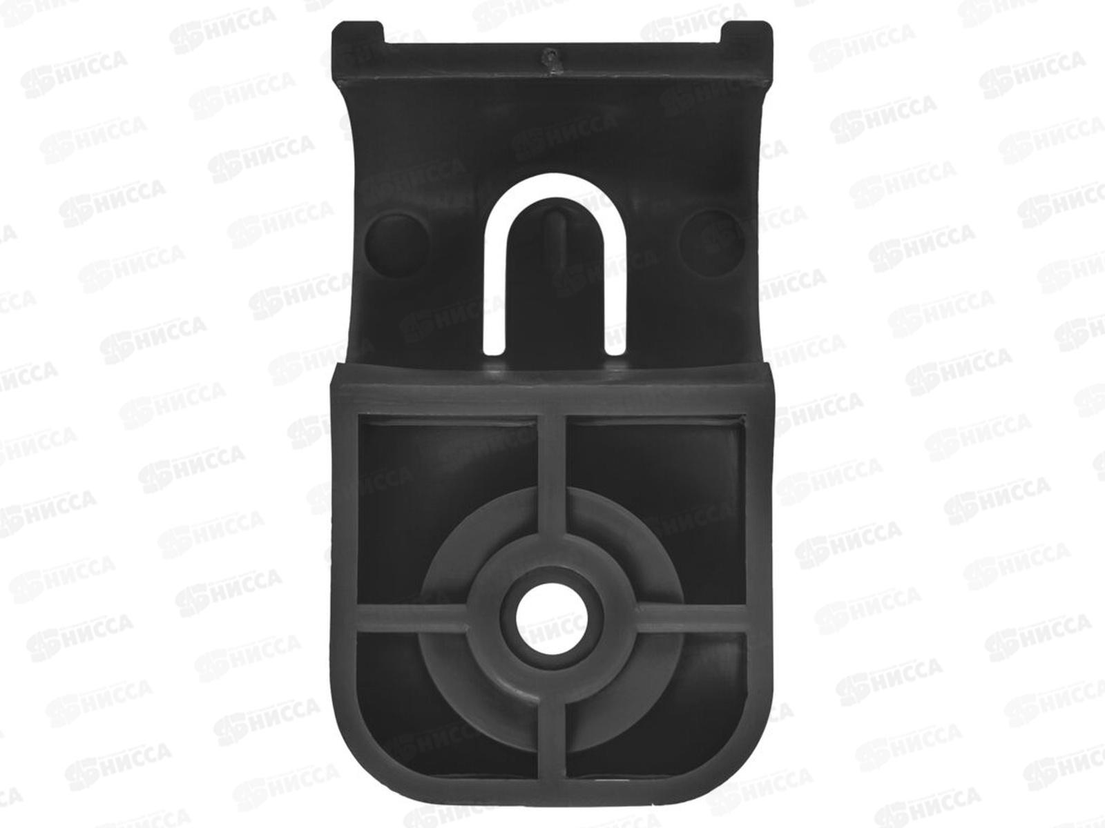 Крепеж-скоба для трубы 16 мм односторонняя для прямого монтажа, черная, 6111 *50/750