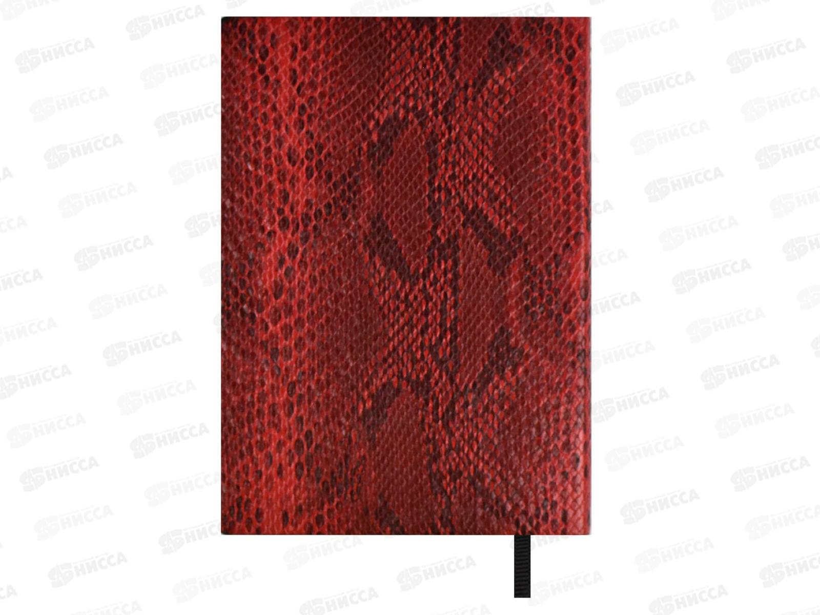 Ежедневник ФЕН А6+ 160листов Escalada, Анаконда красная недат 67282 *20