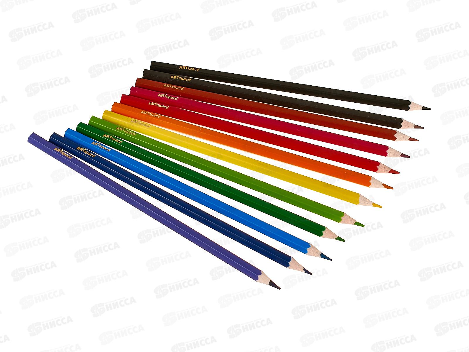 Карандаши 12 цветов ArtSpace Отважная команда,371353*12/252