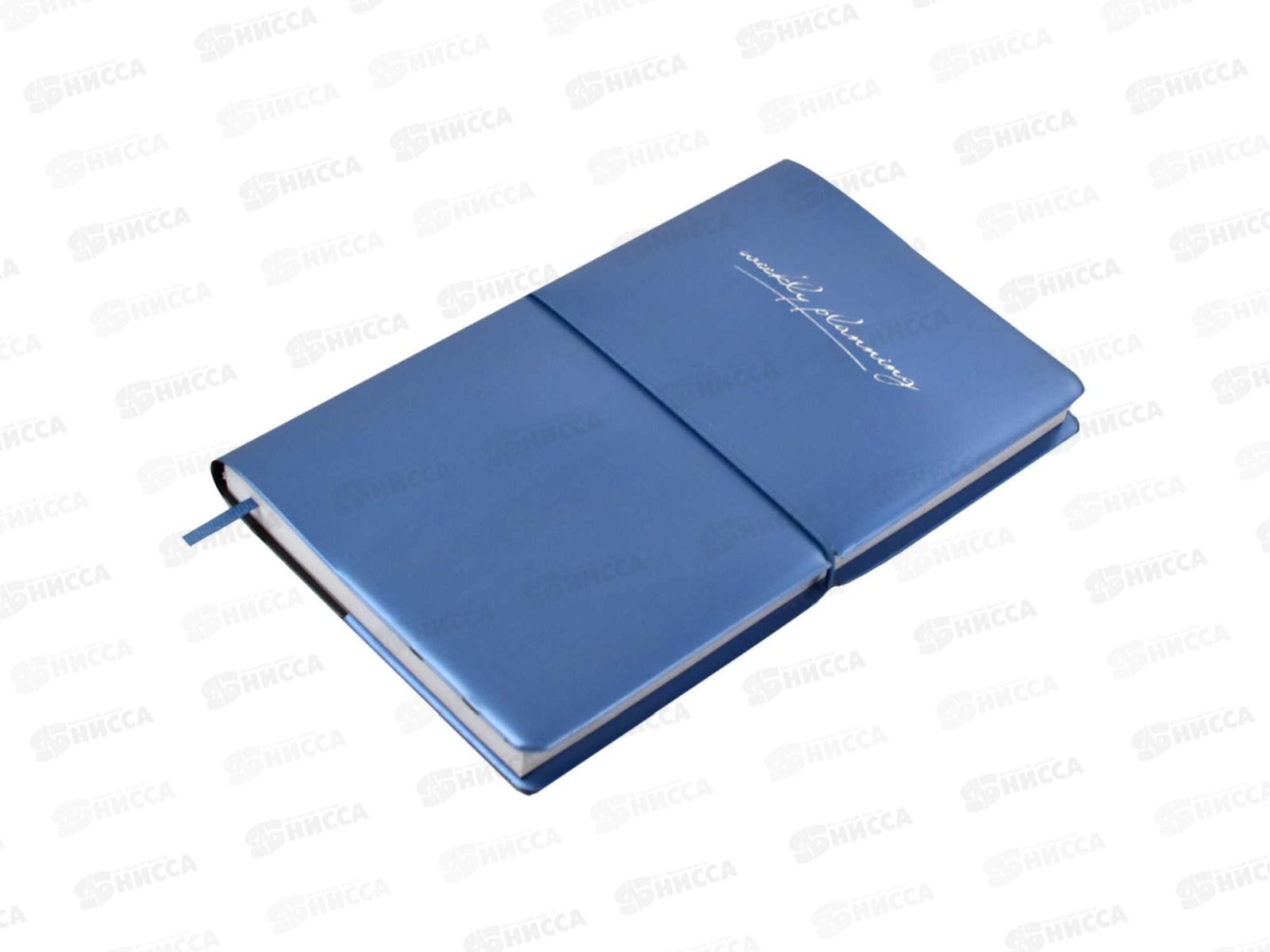 Еженедельник ФЕН недатированный, А6+,64листа, Синий,  57556 *30