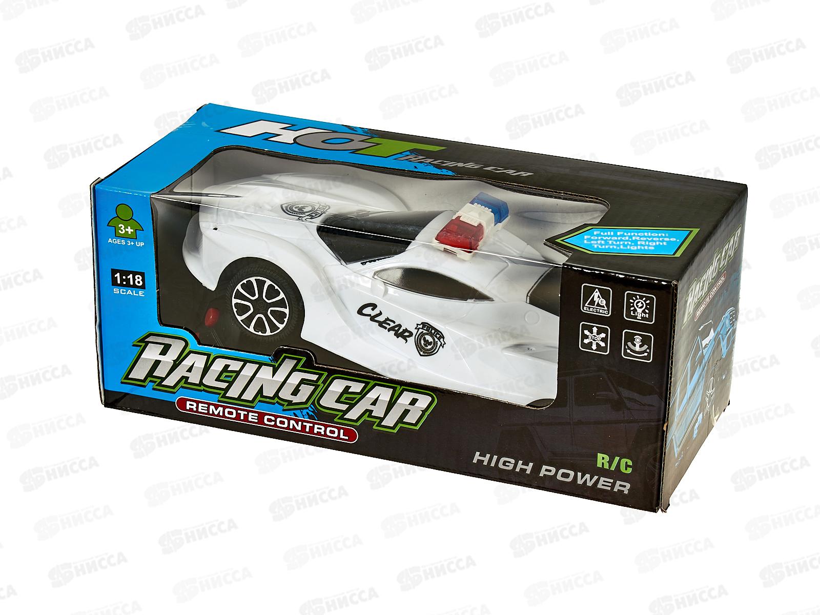 Машинка на пульте радиоуправления, &quotПолиция&quot, 2834533 в коробке 25*11*10см