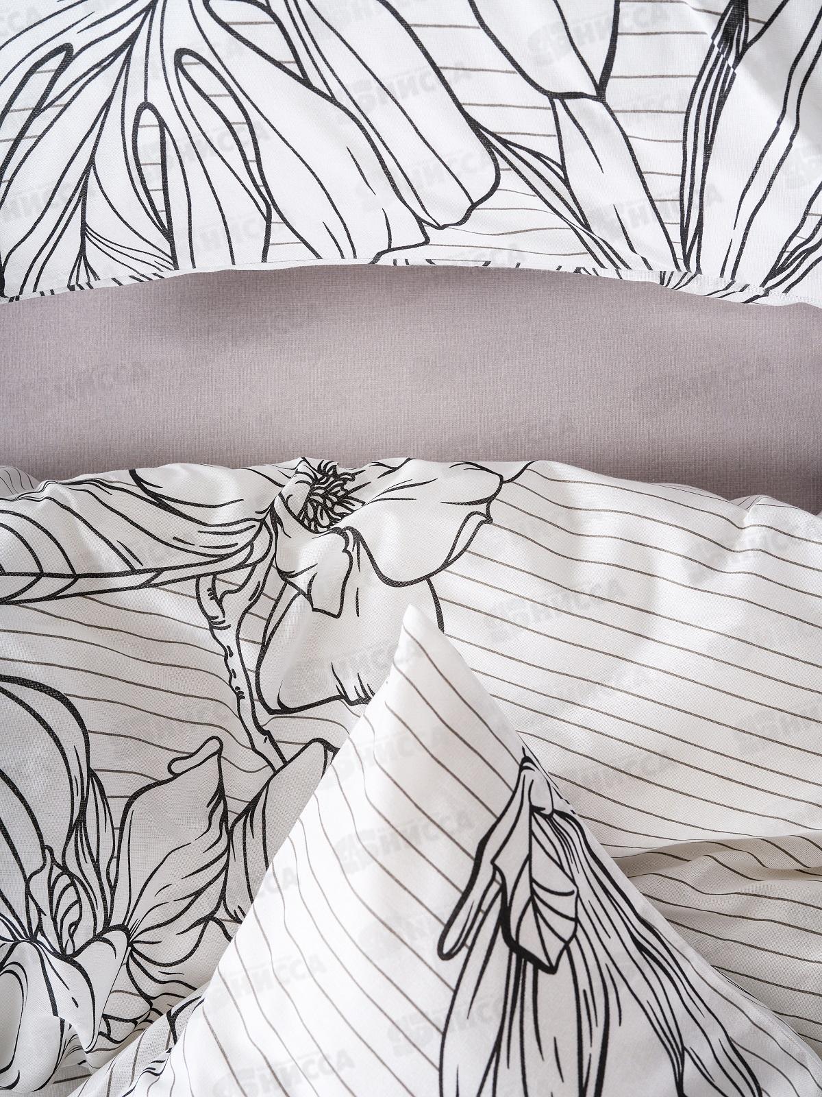 Комплект постельного белья 1,5сп Бязь 120гр НН Джудит 20044-1+71141-17 70*70*2