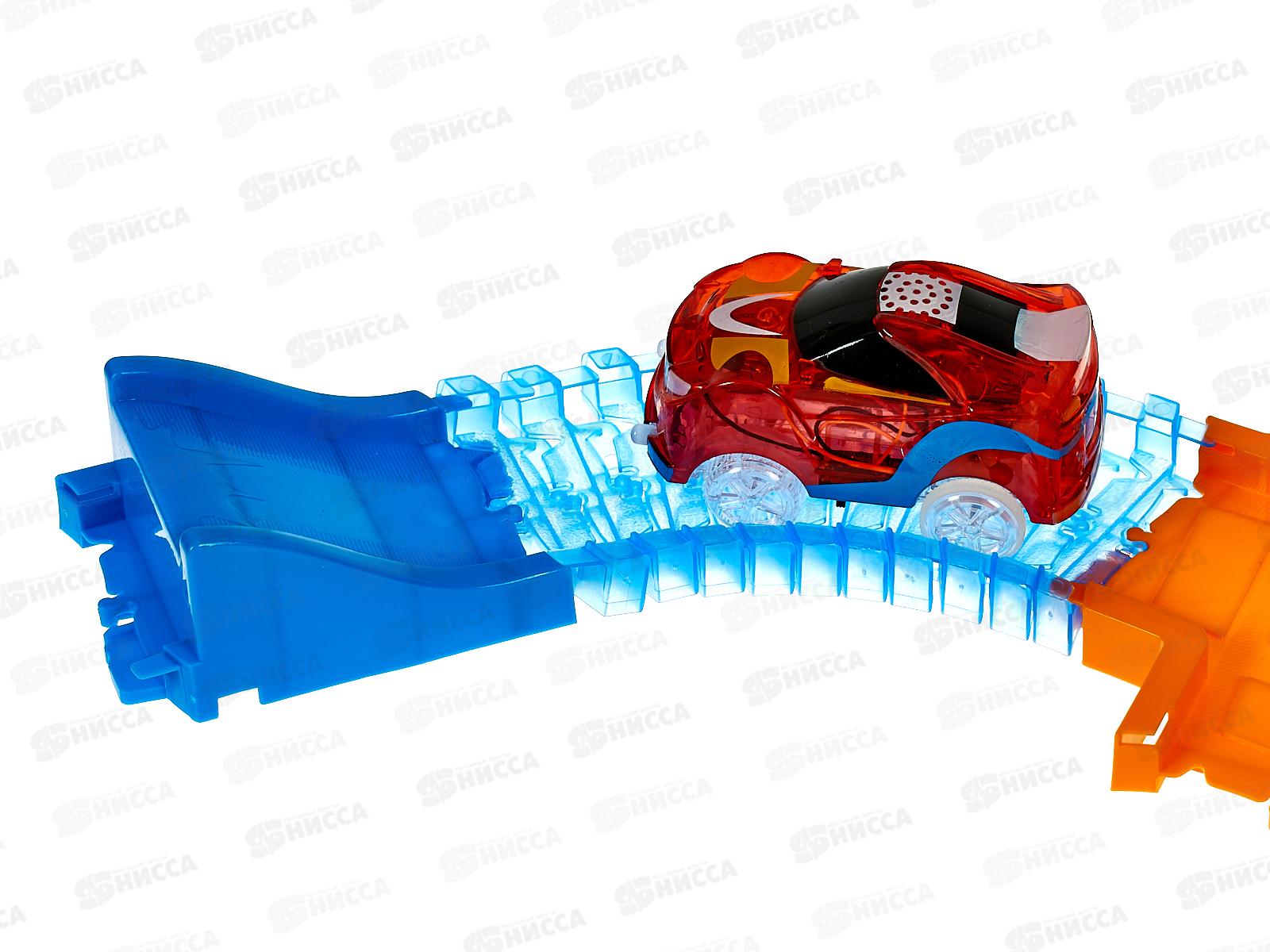 Гибкий трек 335см (светится в темноте) 220 деталей WB, 305835    гб