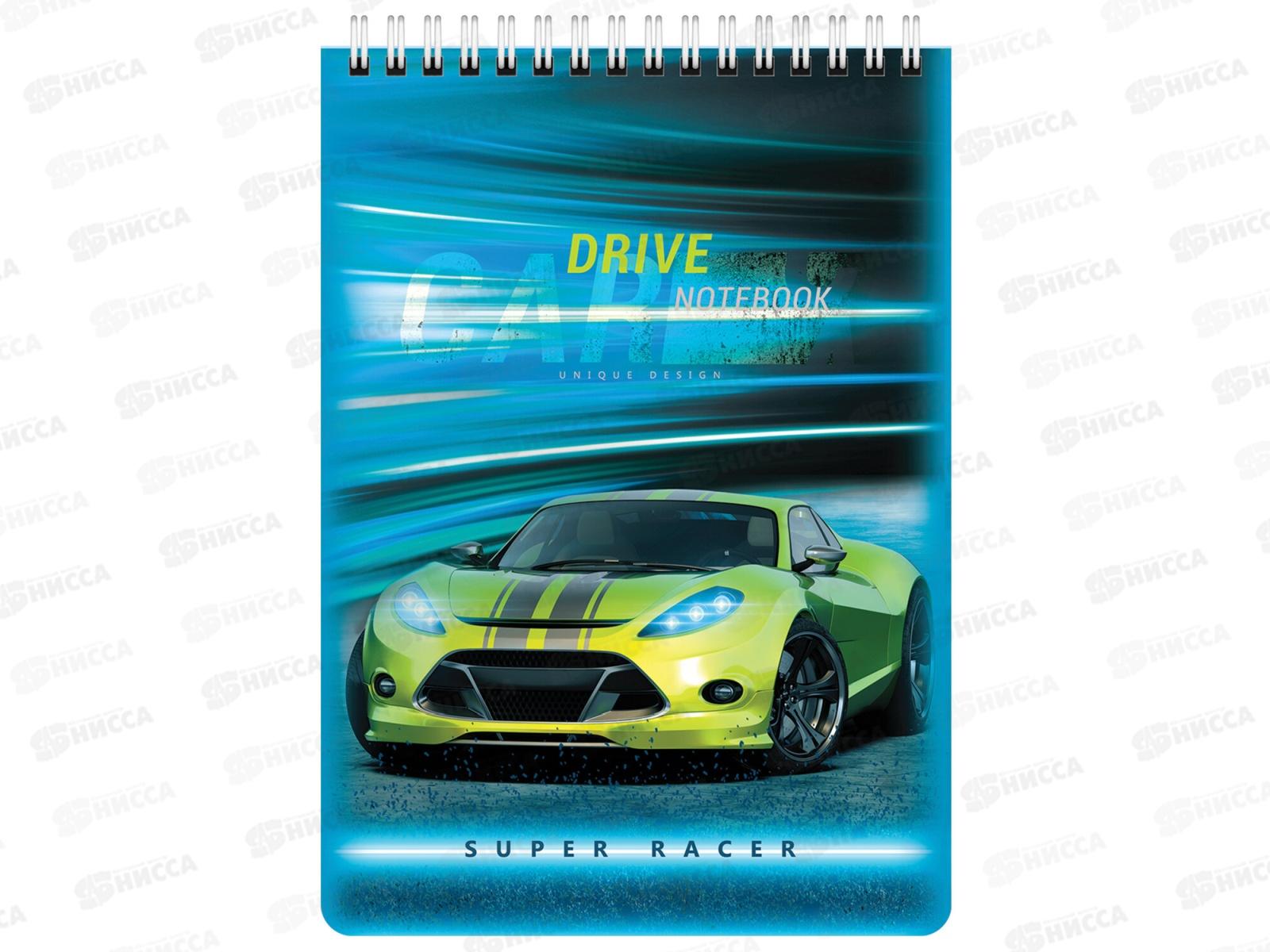 Блокнот 60л BRAU А5 Kids Racing, 114363*40