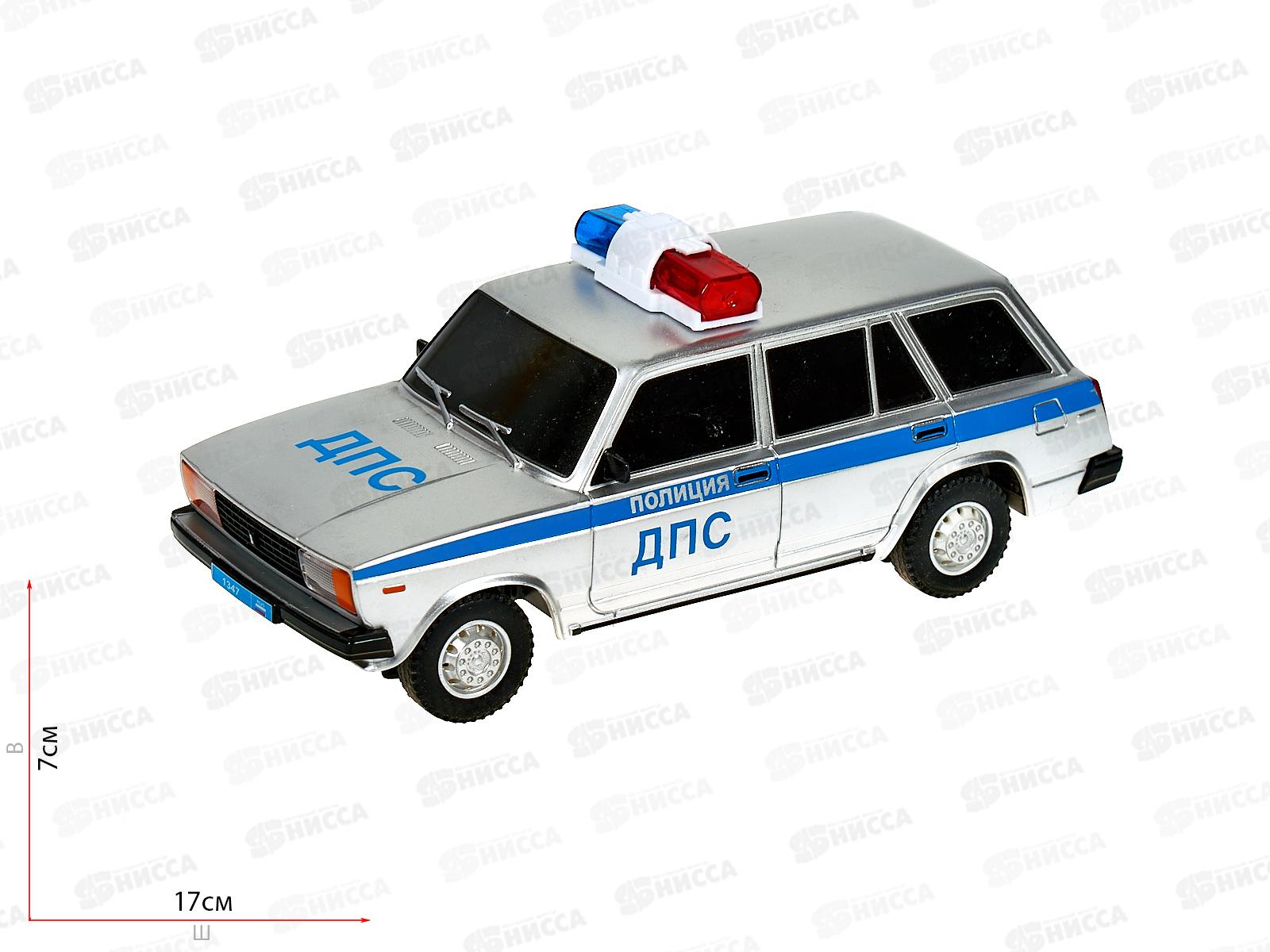 Машина радиоуправляемая  &quotТехнопарк&quot LADA ваз-2104, 18см, ДПС, серебристый, 381730