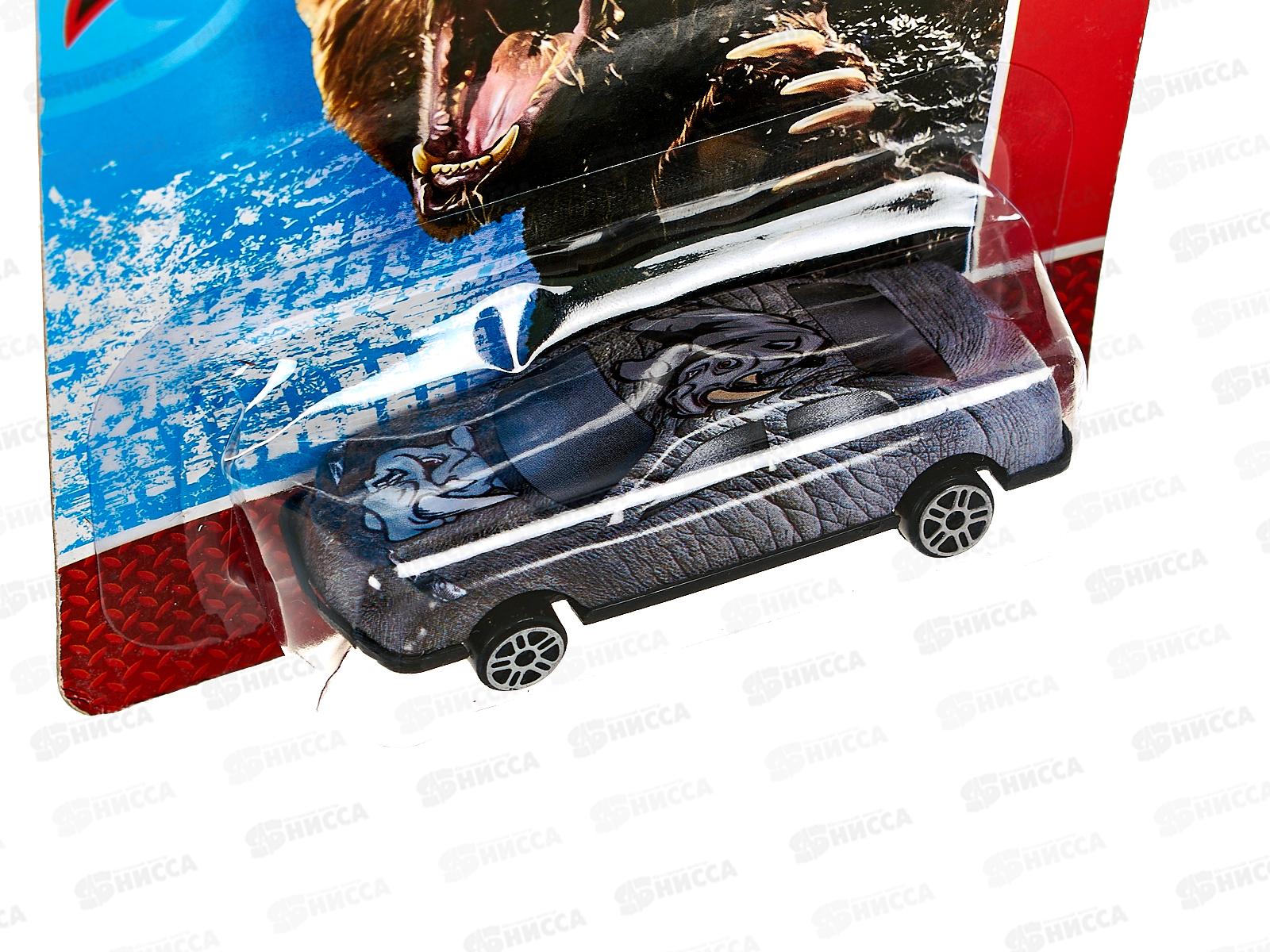 Машина &quotТЕХНОПАРК&quot металлическая ROAD RACING медведь суперкар 7,5см,RR-7-2434647,381028