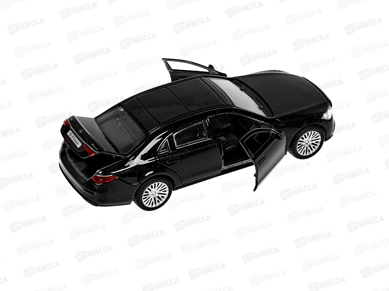Машина &quotТЕХНОПАРК&quot металлическая Mercedes-benz, 12см, черный, SCLASS-13-BK, 380546