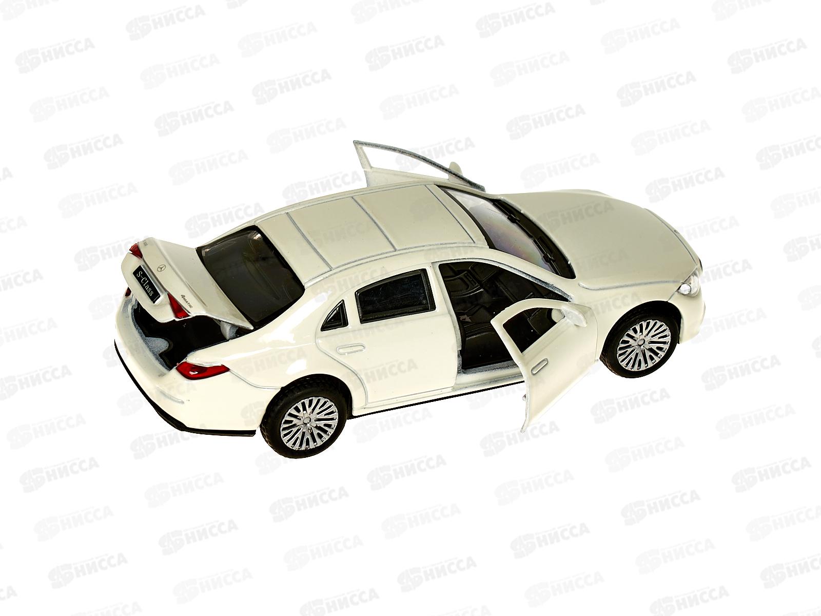 Машина &quotТЕХНОПАРК&quot металлическая Mercedes-benz, 12см,белый SCLASS-13-WN, 380545