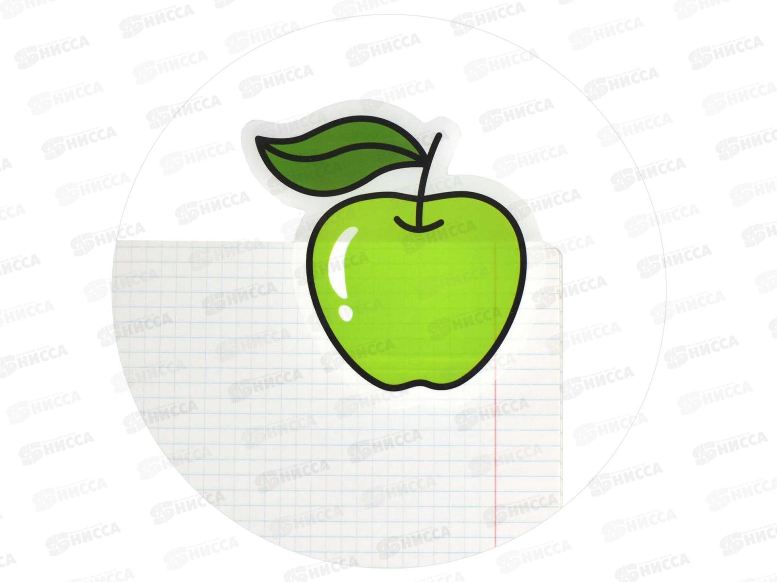 Стикеры-закладки пластиковые ФЕН  Яблоко,65190*12