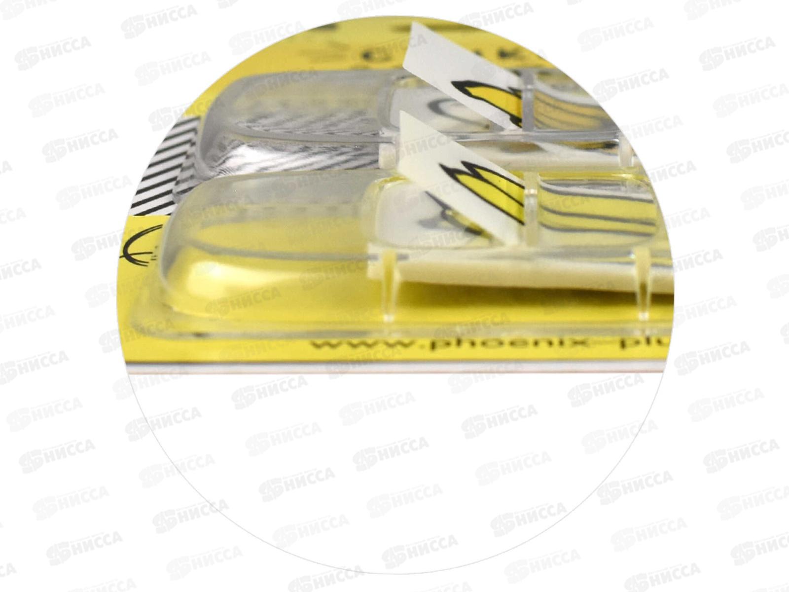 Стикеры-закладки пластиковые ФЕН  50шт, Банан,65197*12