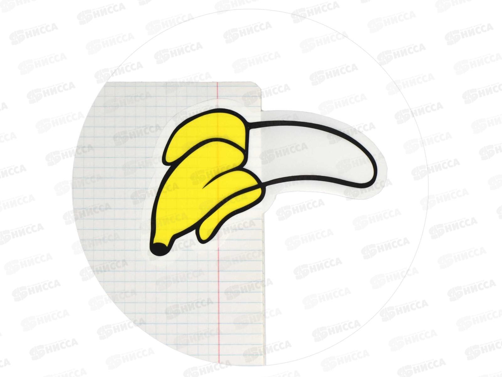 Стикеры-закладки пластиковые ФЕН  25шт, Банан,65191*12