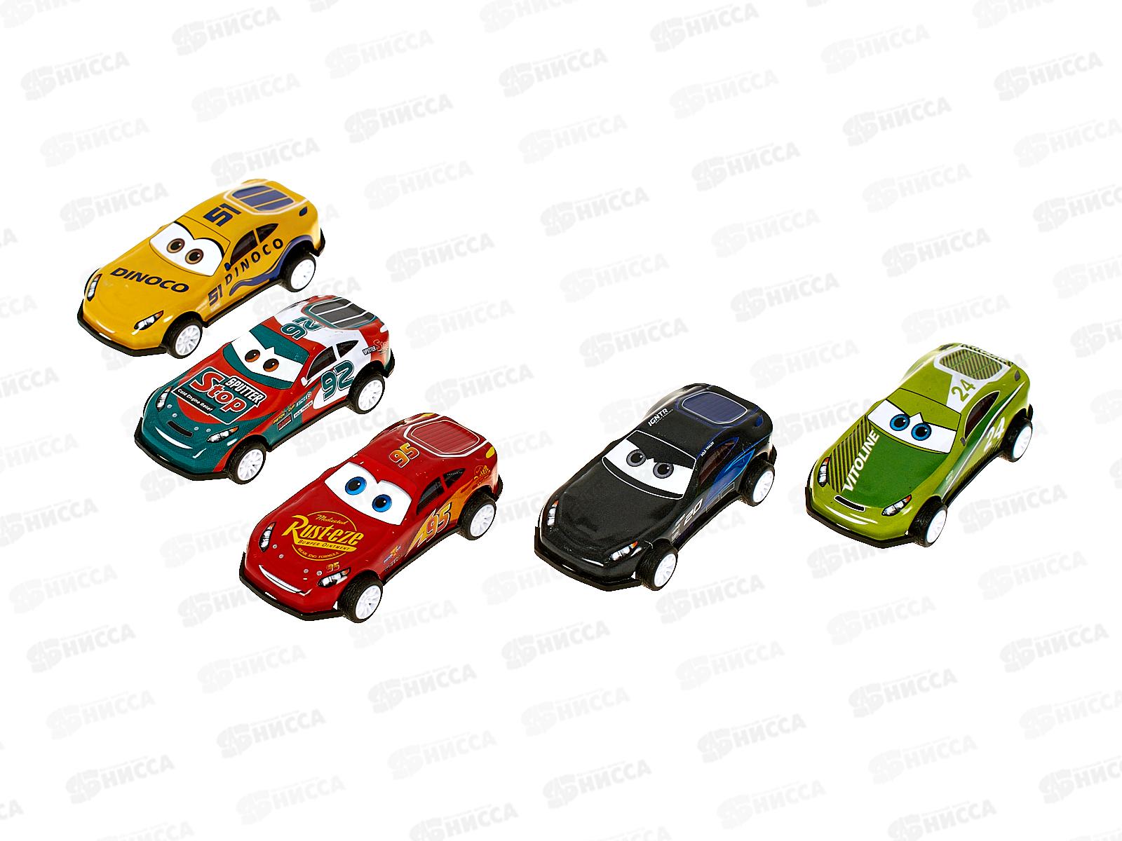 Машина &quotТЕХНОПАРК&quot металлическая тачки набор 7,5см, 5шт, RR-SET-0047-R,378950