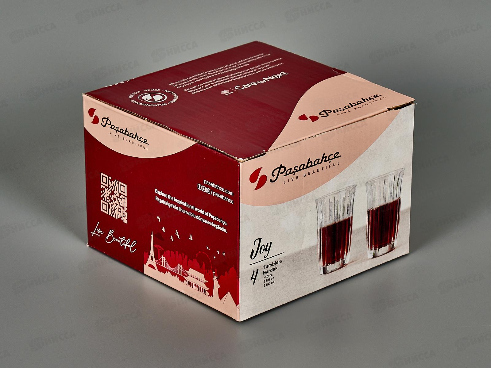 Набор стопок Joy 60мл 4шт 520362