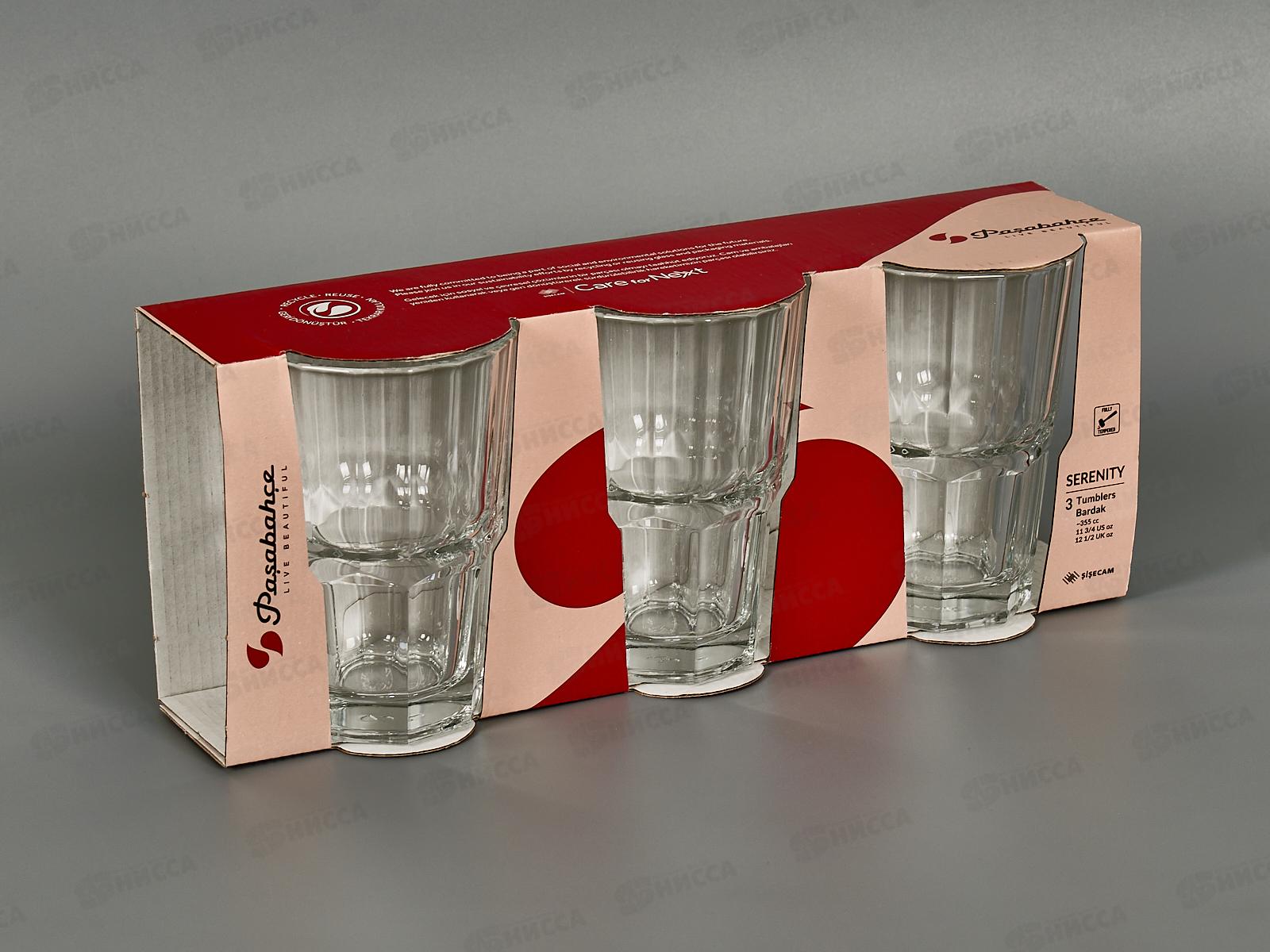 Набор стаканов Serenity 355мл 3шт 520465-3