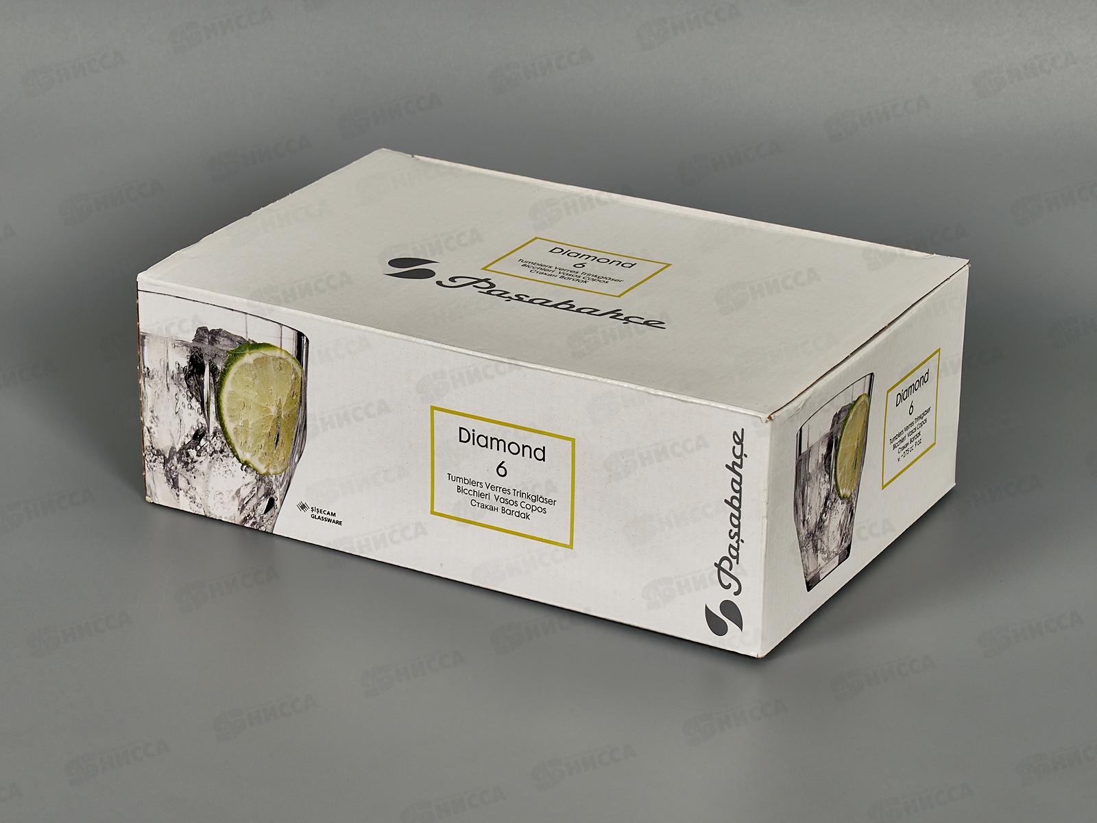 Набор стаканов Даймонд 275мл 6шт 52988