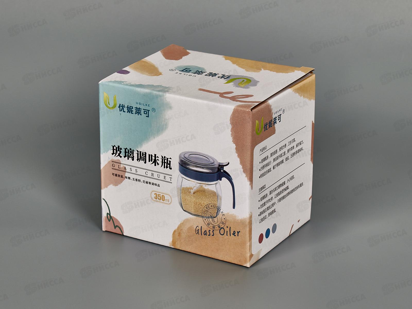 Емкость для сыпучих продуктов с ложкой, v=350мл, 9904587 *48