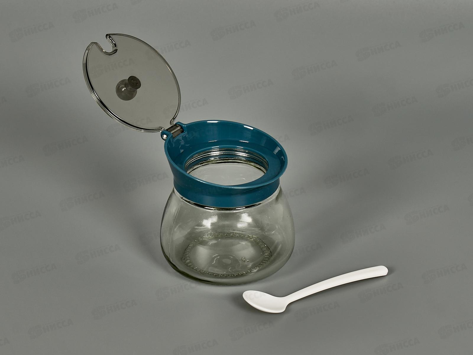 Емкость для сыпучих продуктов с ложкой, v=260мл, 9904588 *48