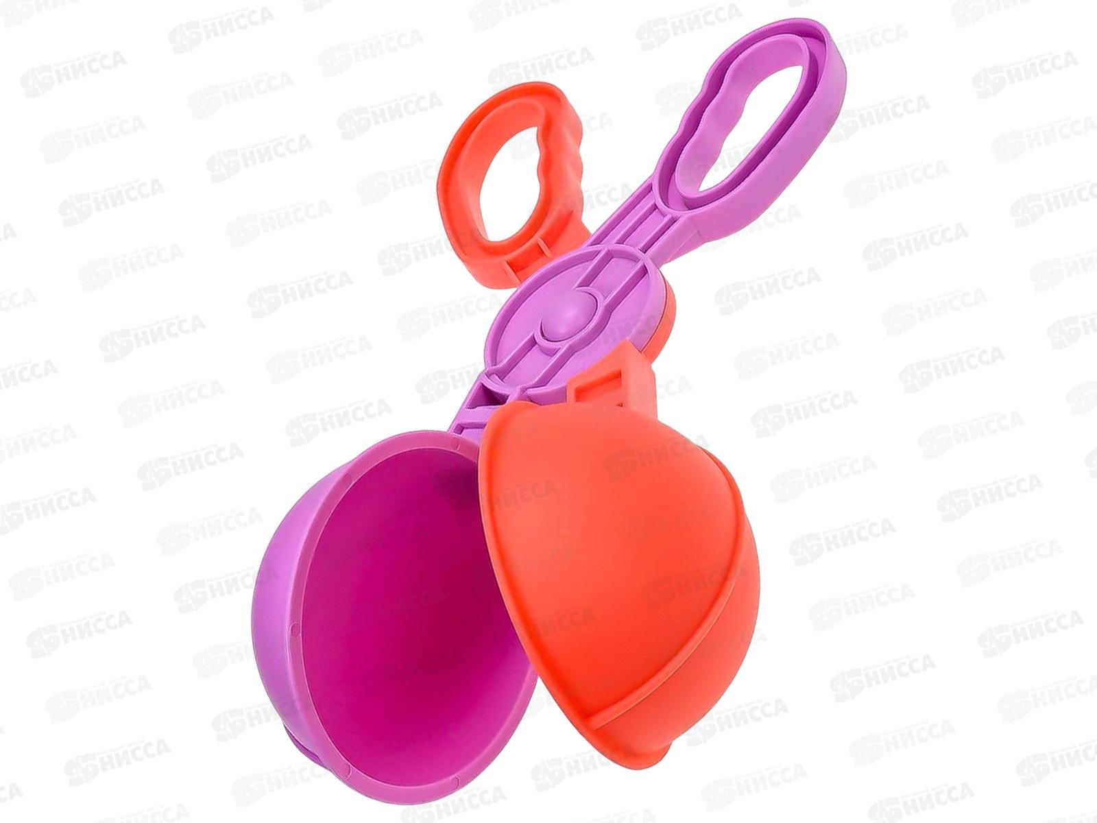 Форма для снега (снежколеп) 21,5*8см, цвет микс, СЛ-5607 в сетке  *180