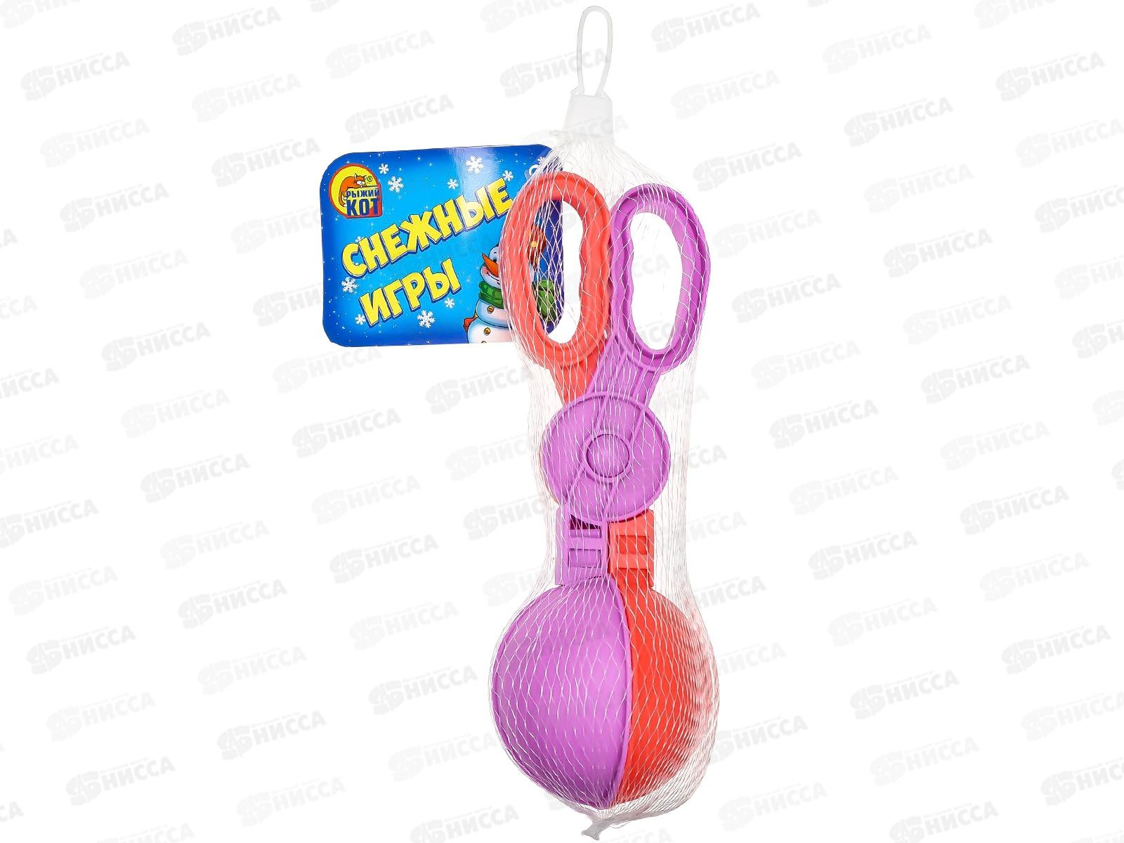 Форма для снега (снежколеп) 21,5*8см, цвет микс, СЛ-5607 в сетке  *180