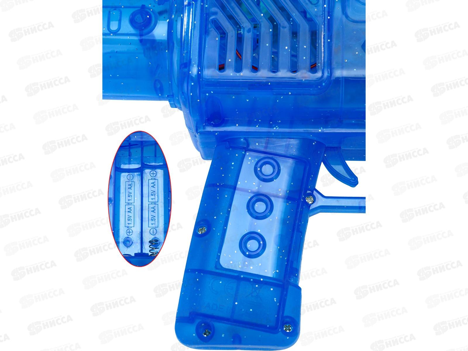 Генератор мыльных пузырей 50мл, МП-7693 голубой