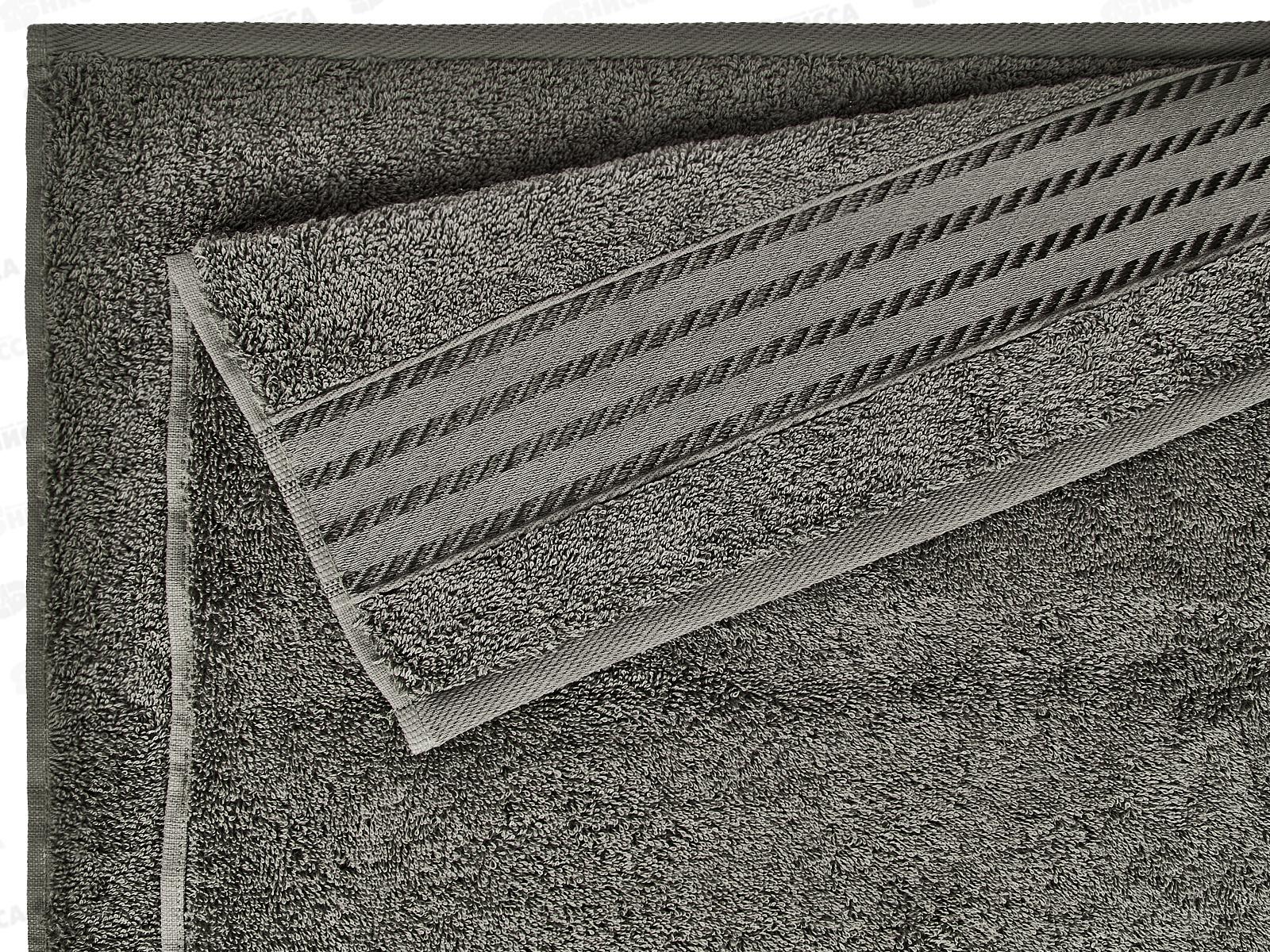 Полотенце махровое 70*130 ПЦ-3501-6350 Glimmer 18-1210 коричневый