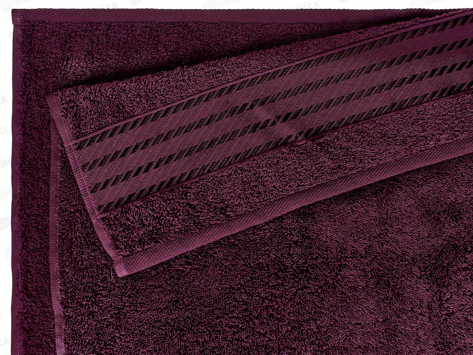 Полотенце махровое 70*130 ПЦ-3501-6350 Glimmer 19-2430 фиолетовый