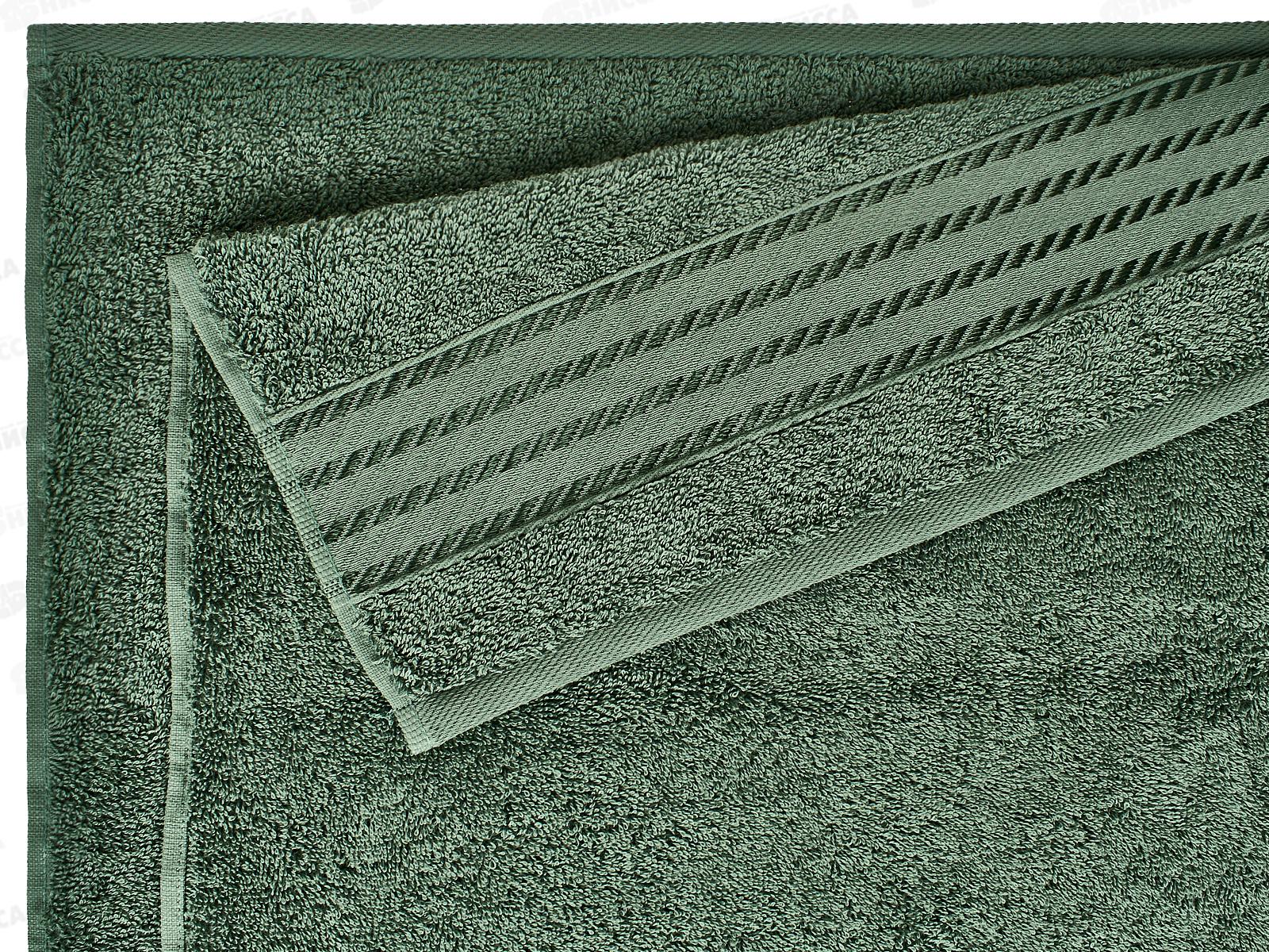 Полотенце махровое 50*90 ПЦ-2601-6350 Glimmer 16-5810 зеленый