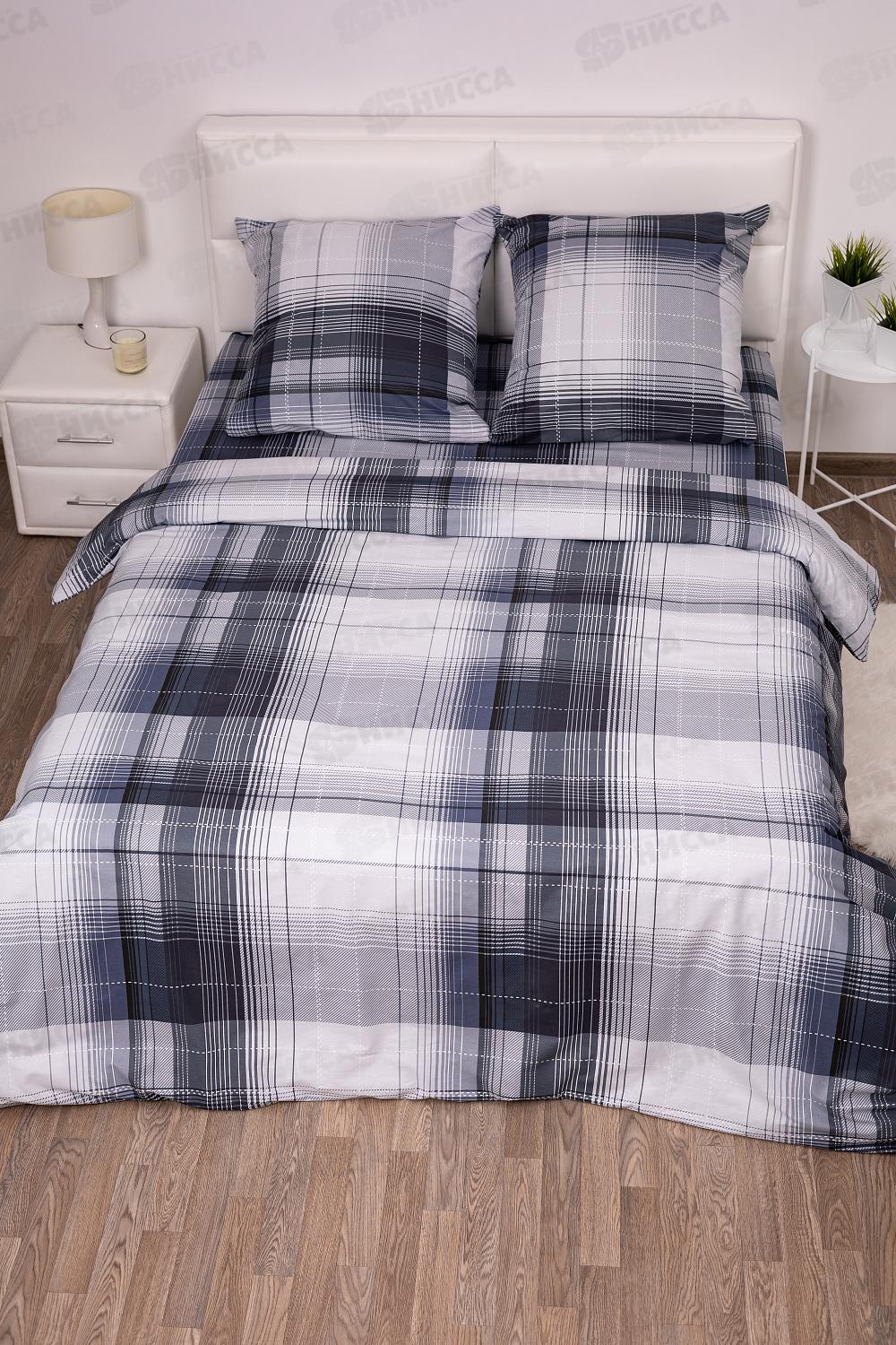 Комплект постельного белья Семейный Поплин Ливерпуль