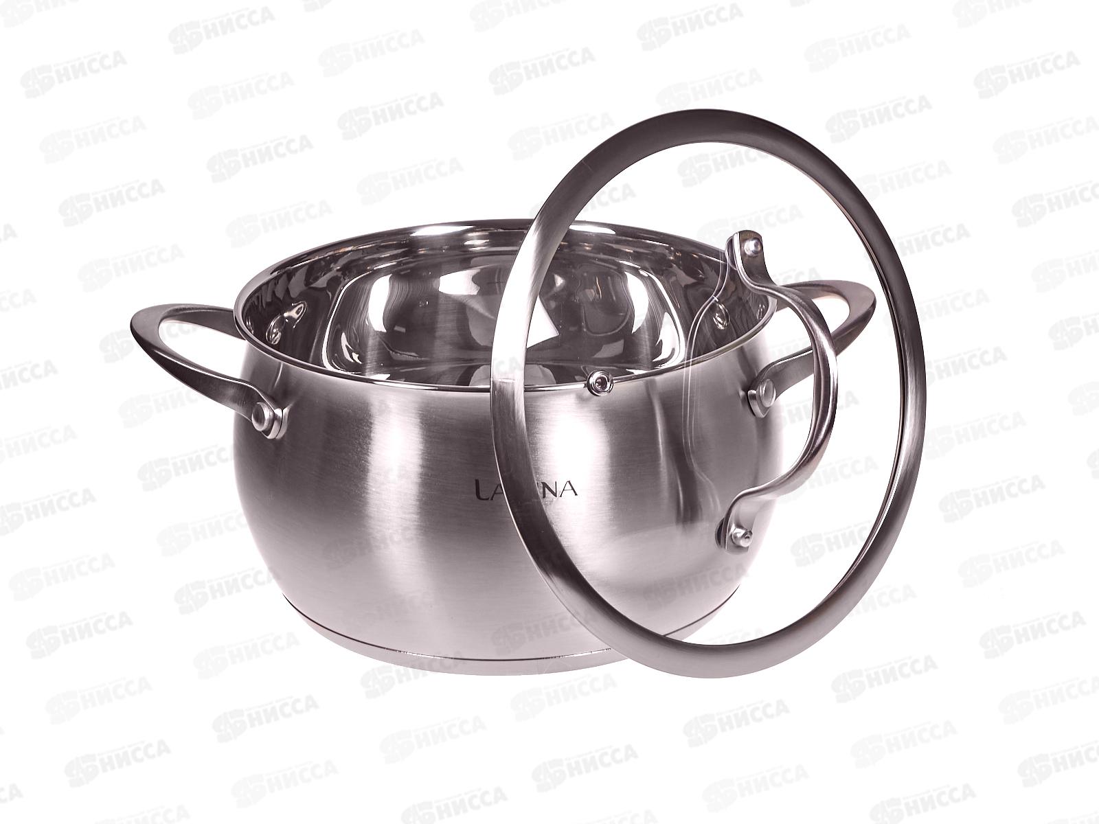 Кастрюля OLIVIA 20см 4л индукция 62020 нержавеющая сталь *6