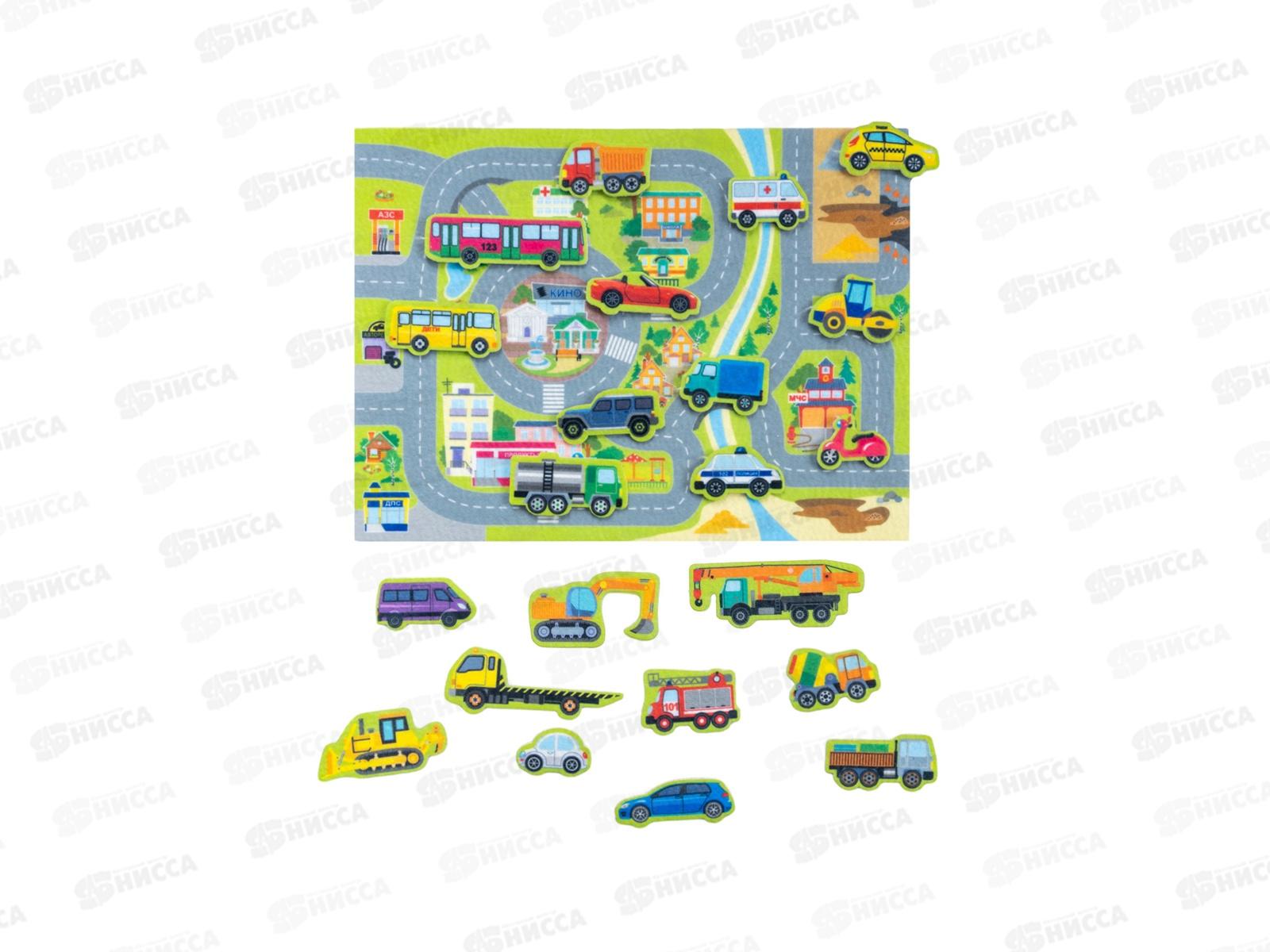 Набор из фетра на липучках &quotГород. Транспорт&quot 05373  *15
