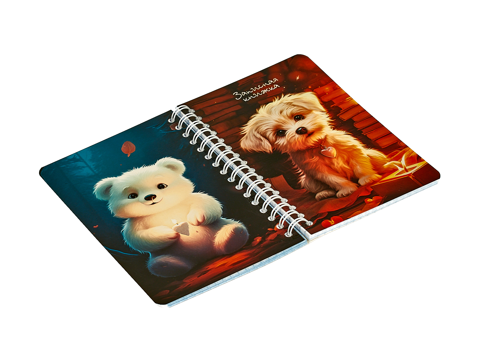 Записная книжка-перевертыш  Апплика А6, Пушистики  80листов, С1226-52*24