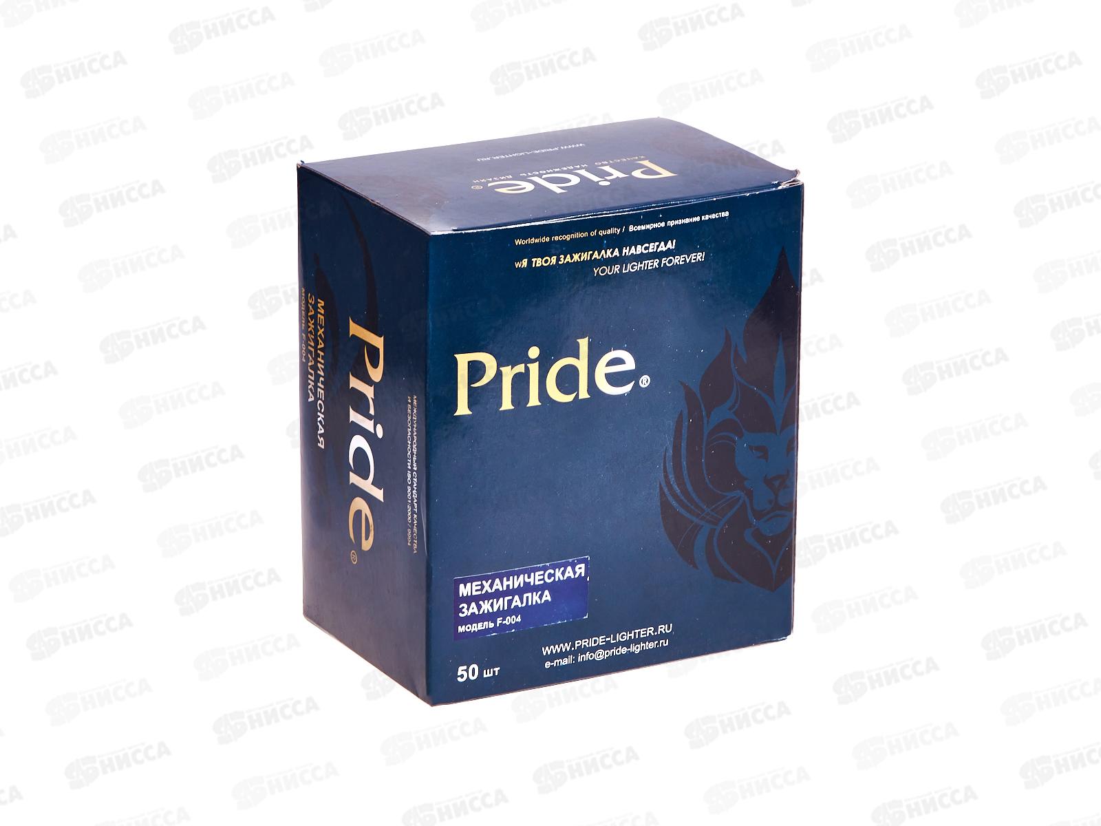 Зажигалка Pride F-004 Matt Black/Gold Cap 82491 *50