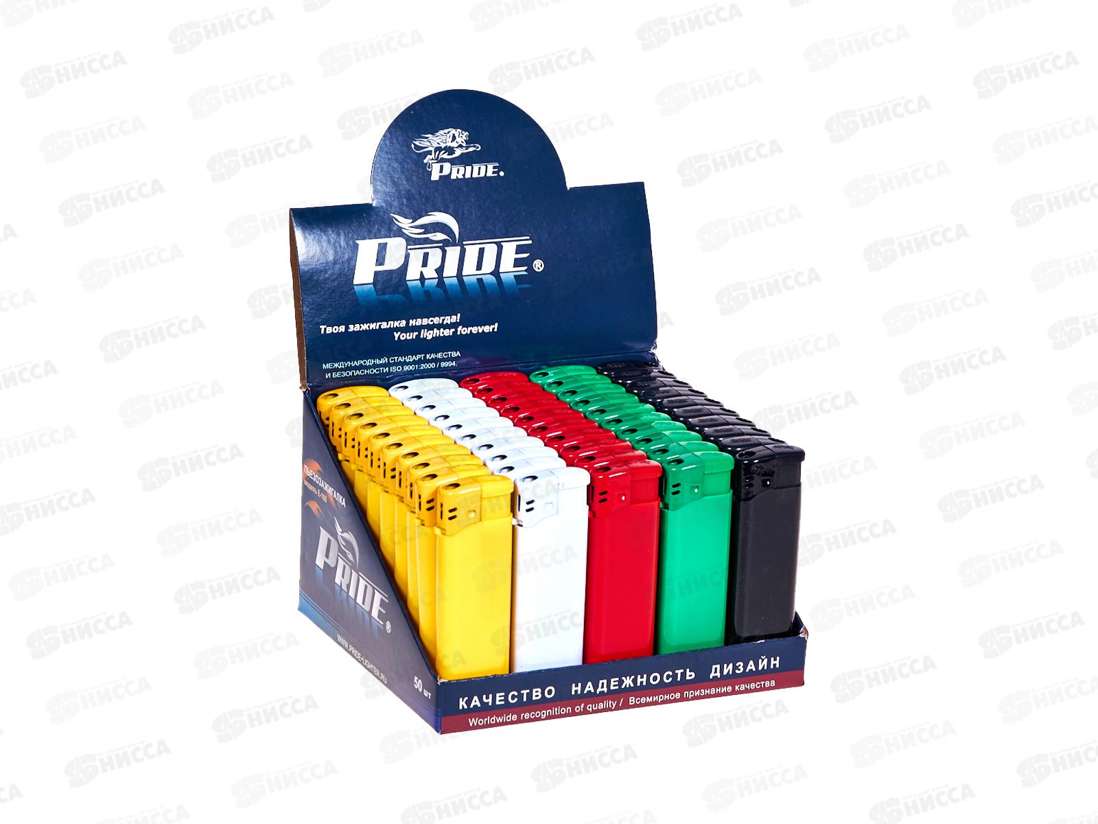 Зажигалка Pride E-100 Color 82007  *50