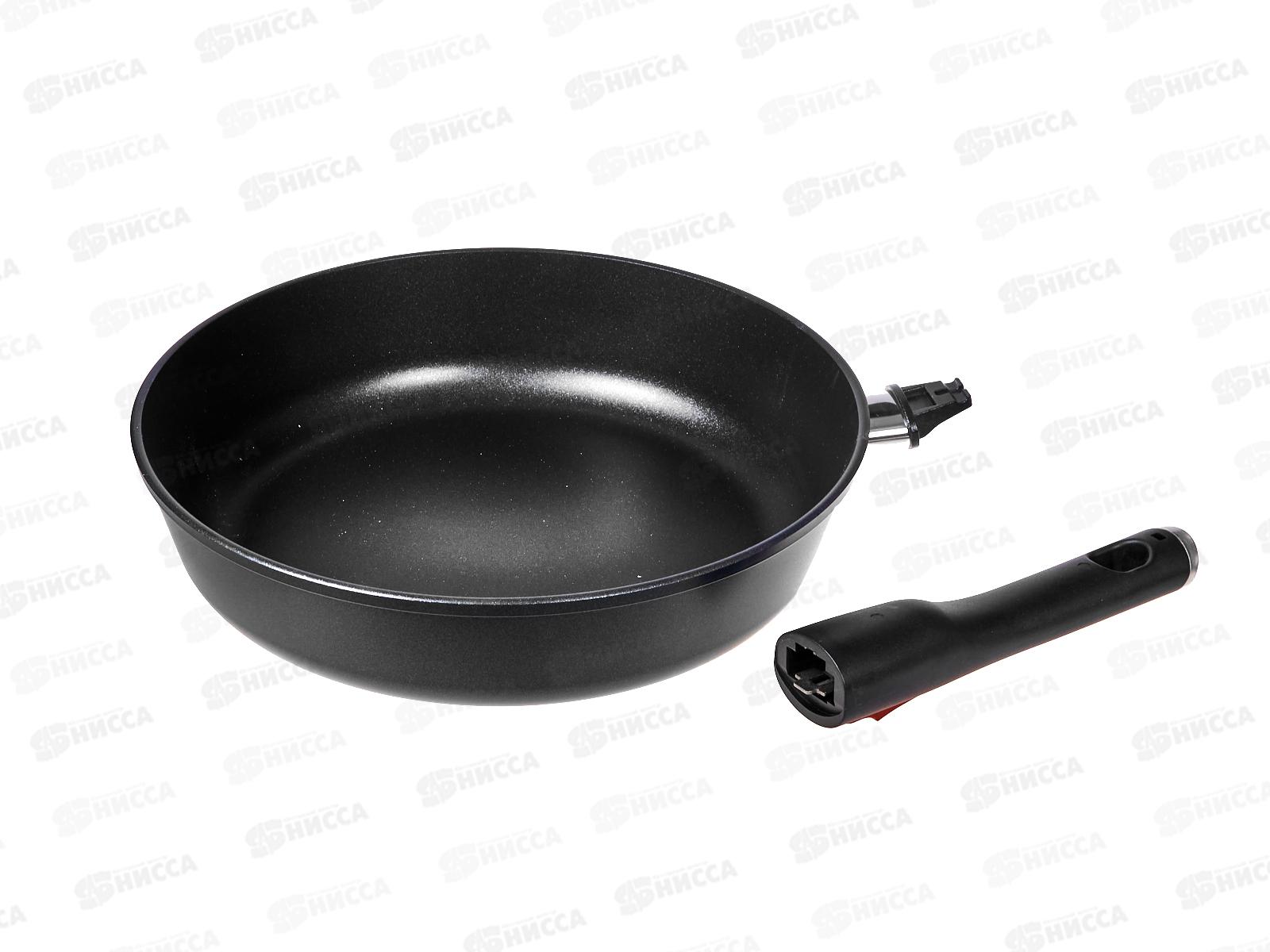 Сковорода 28см ПР литая со съемной ручкой 6028