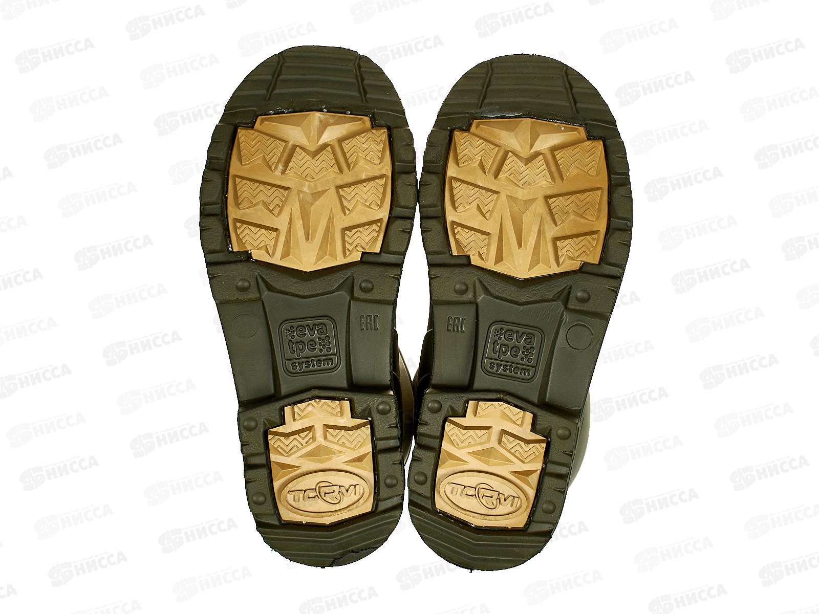 Сапоги TORVI из п/м ЭВА с подош ТЭП и с 4х-м вкл мех -45 Олива р.40-41