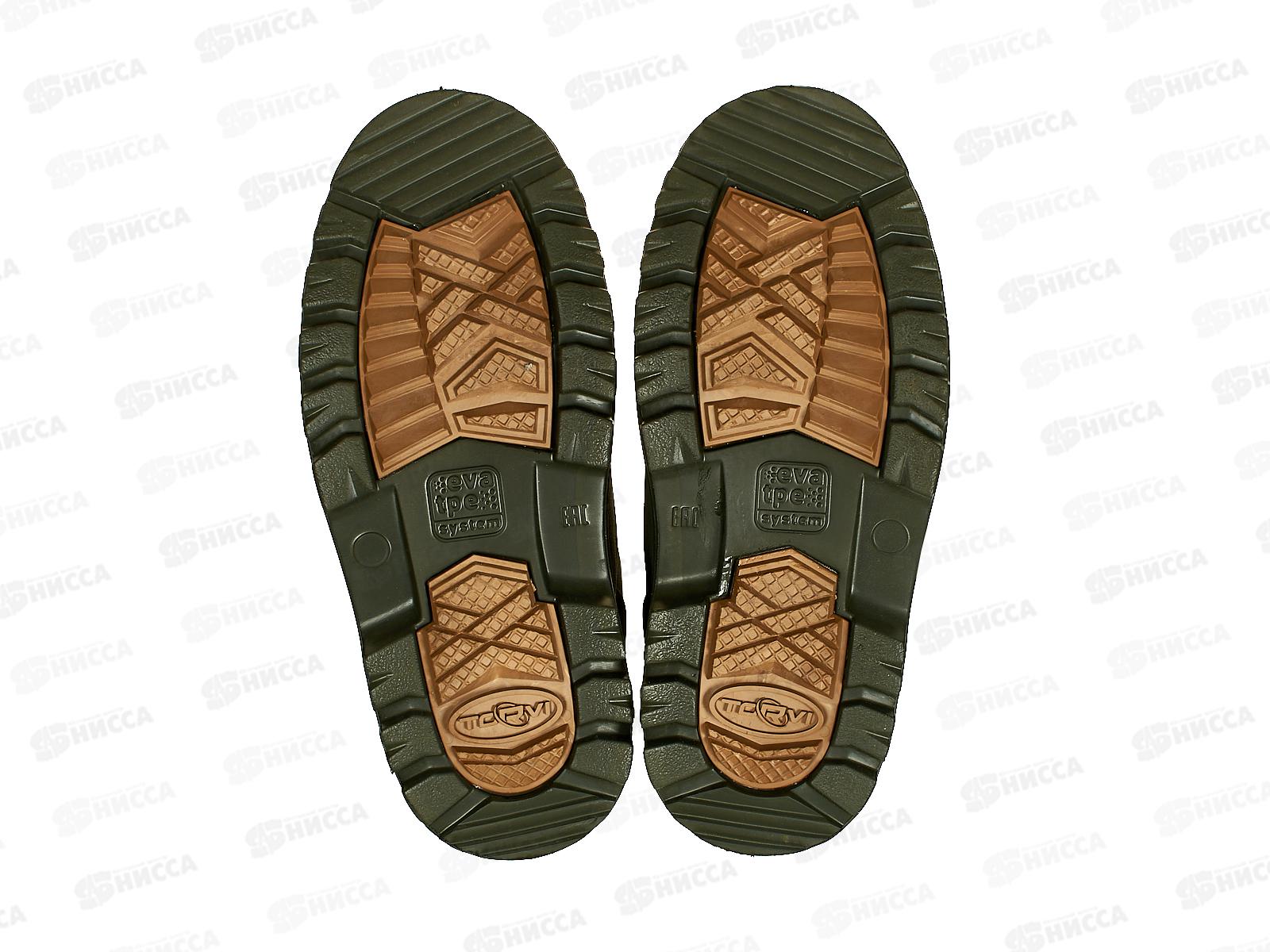 Сапоги TORVI из п/м ЭВА с подош ТЭП с вкладышем -60 Олива р.40-41