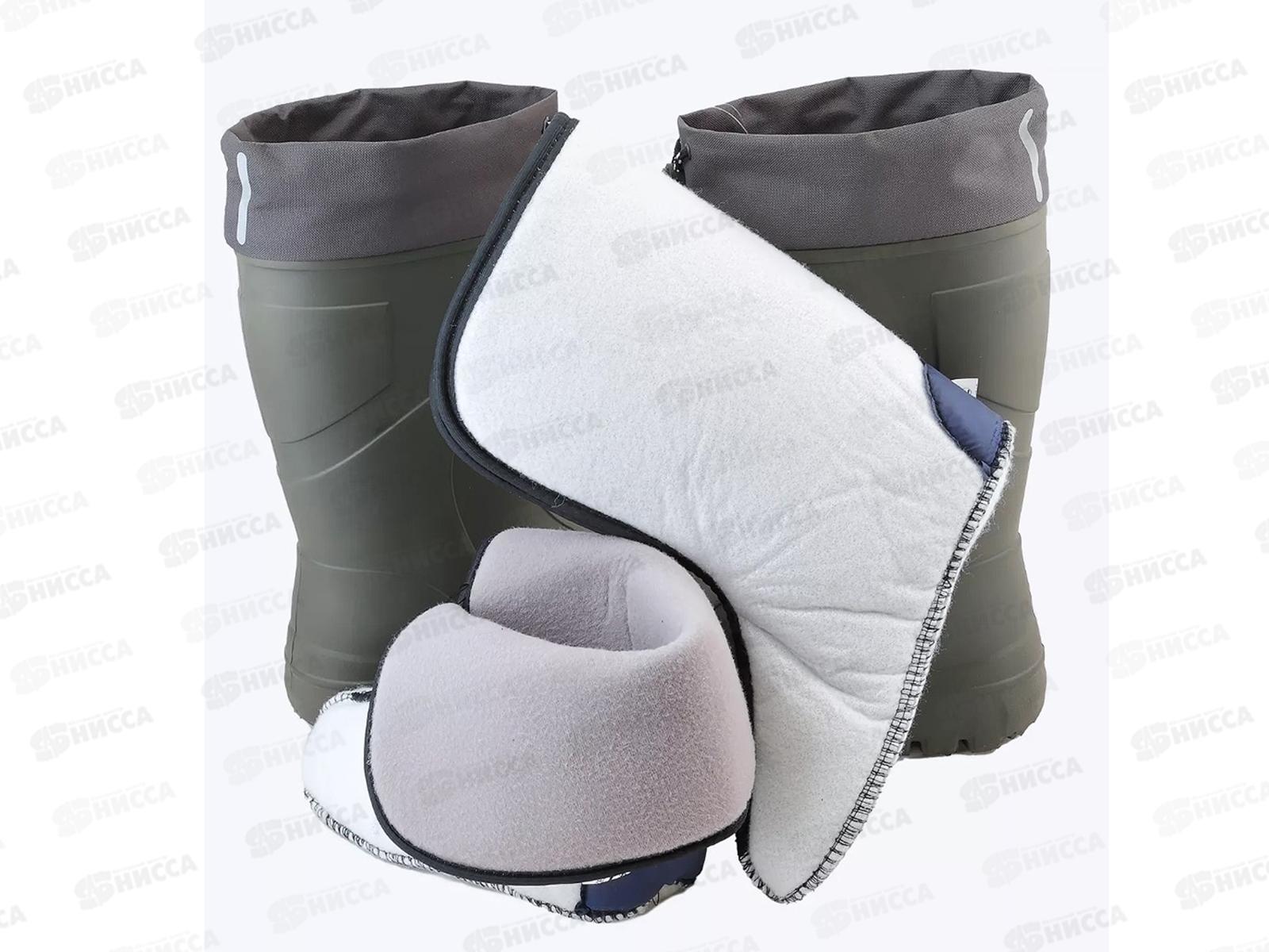 Сапоги TORVI из п/м ЭВА с подош ТЭП с вкладышем -60 Олива р.42