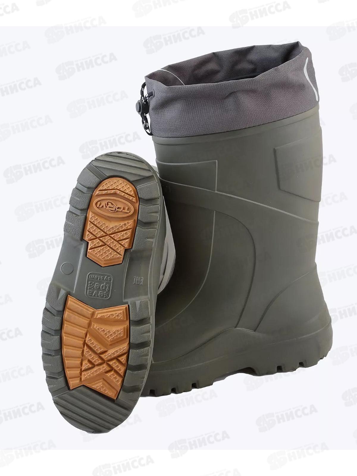 Сапоги TORVI из п/м ЭВА с подош ТЭП с вкладышем -60 Олива р.45