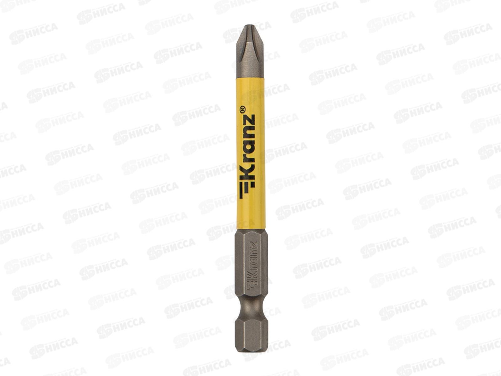 Бита для шуруповерта PH2х70 мм (в упаковке 1шт) Kranz, KR-92-0416-1