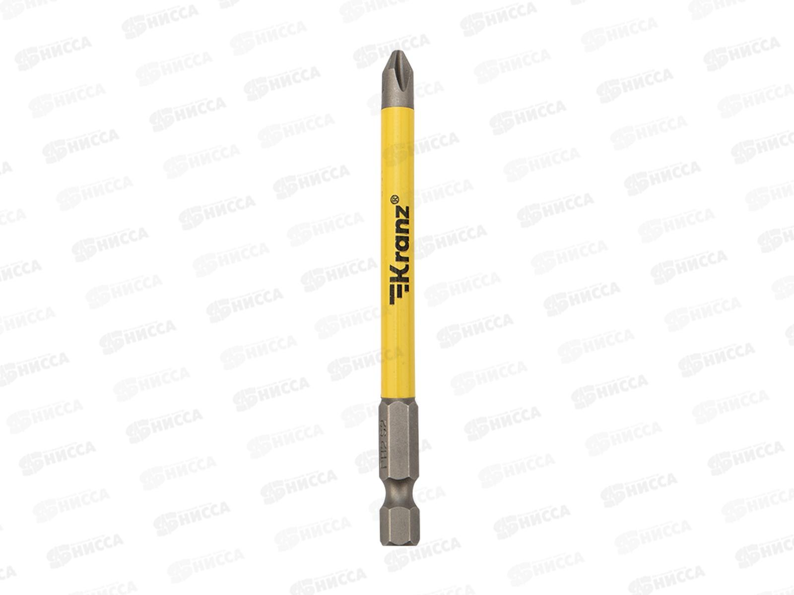 Бита для шуруповерта PH2х90 мм (в упаковке 1шт) Kranz, KR-92-0412-1