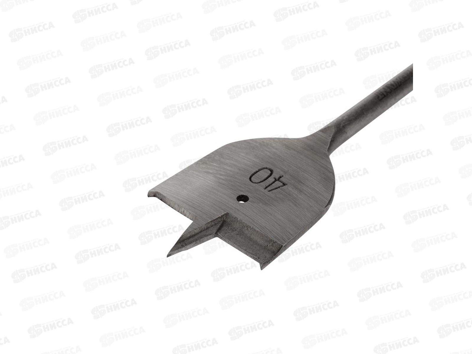 Сверло перовое по дереву 40х152 мм (шестигранный хвостовик) Kranz, KR-91-0677