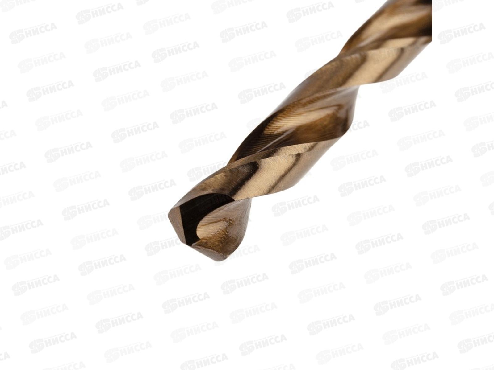 Сверло по металлу 5х86х52мм Кобальт (сталь HSS-Co 5% M35 P6M5K5) DIN 338, 1 шт. в блистере KRANZ, KR-91-0507