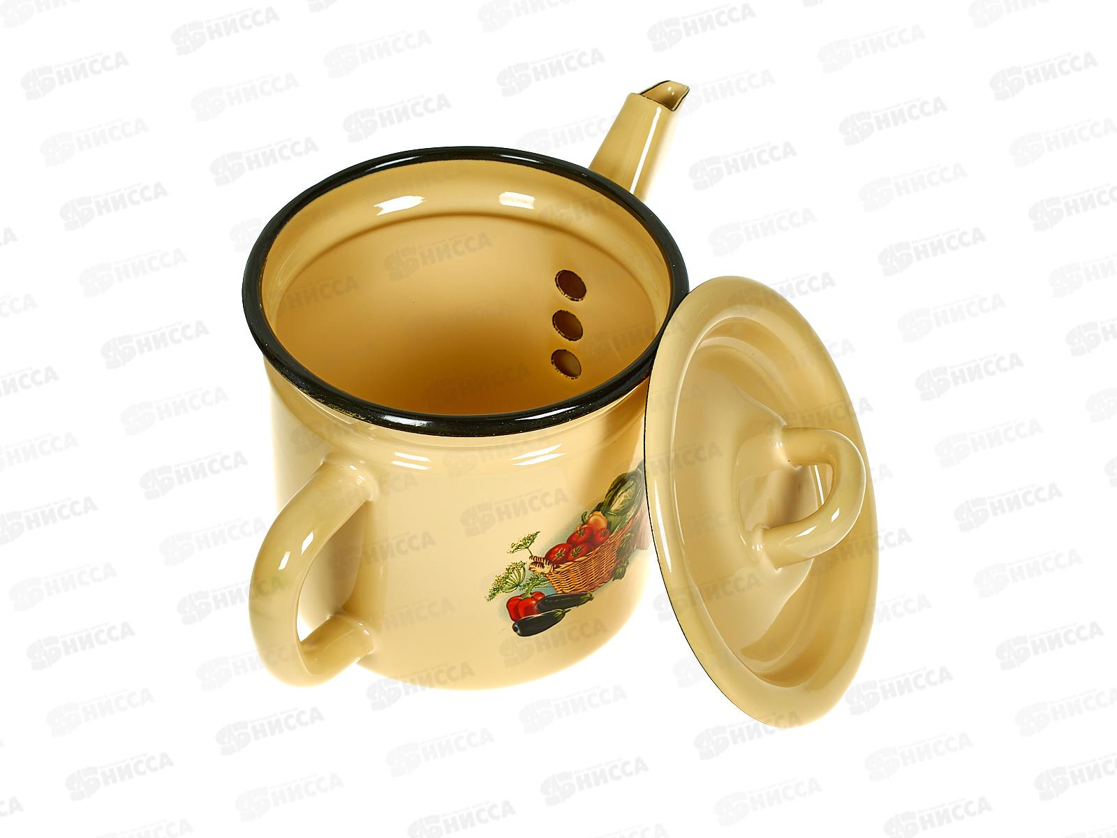 Чайник заварочный 1л Урожай палевый с петлей с2707.п*71