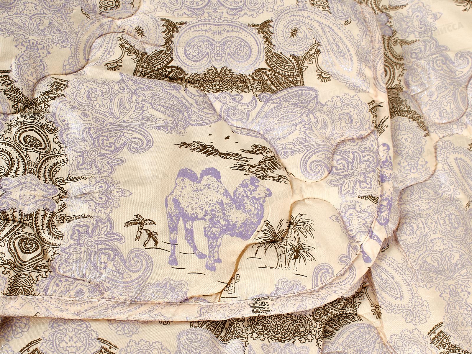 Одеяло Бояртекс Верблюжья шерсть 172*205  всесезонное глосс-сатин