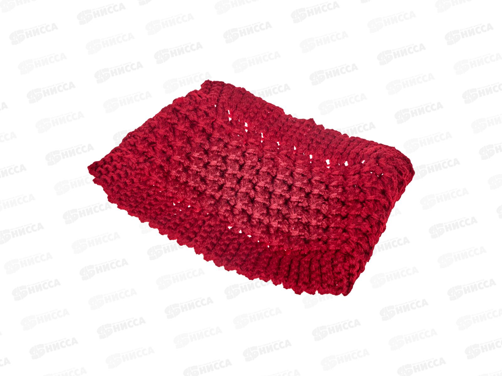 Повязка на голову цветная вязаная шерсть широкая №6604