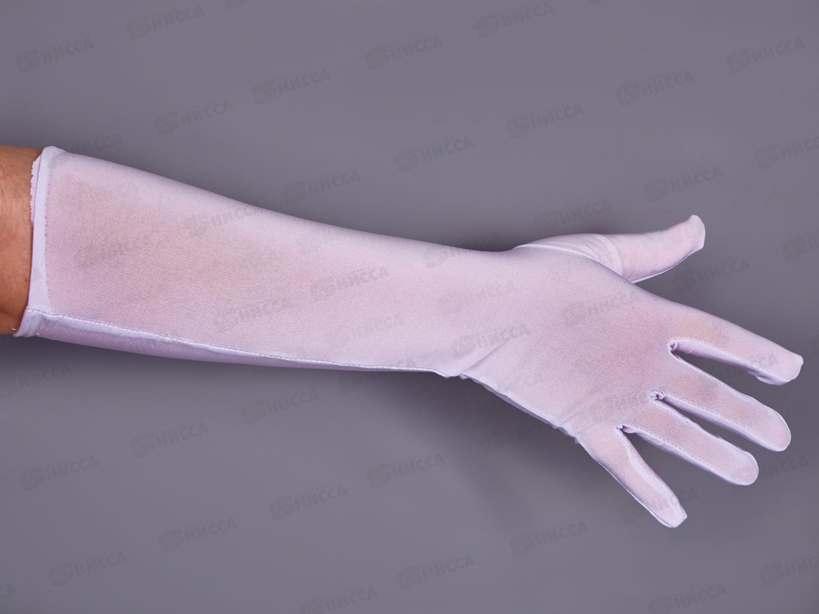 Перчатки карнавальные  &quotКоролева&quot белые 770-0488