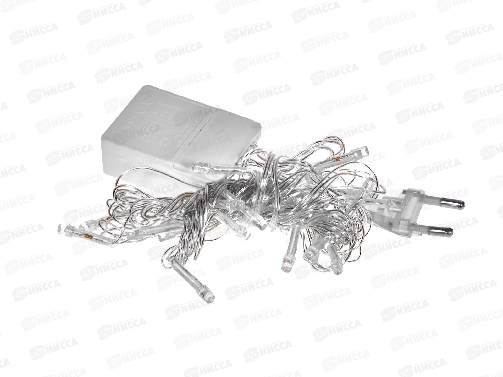 Гирлянда 2,5м 24LED 8 режимов  красный 130-316