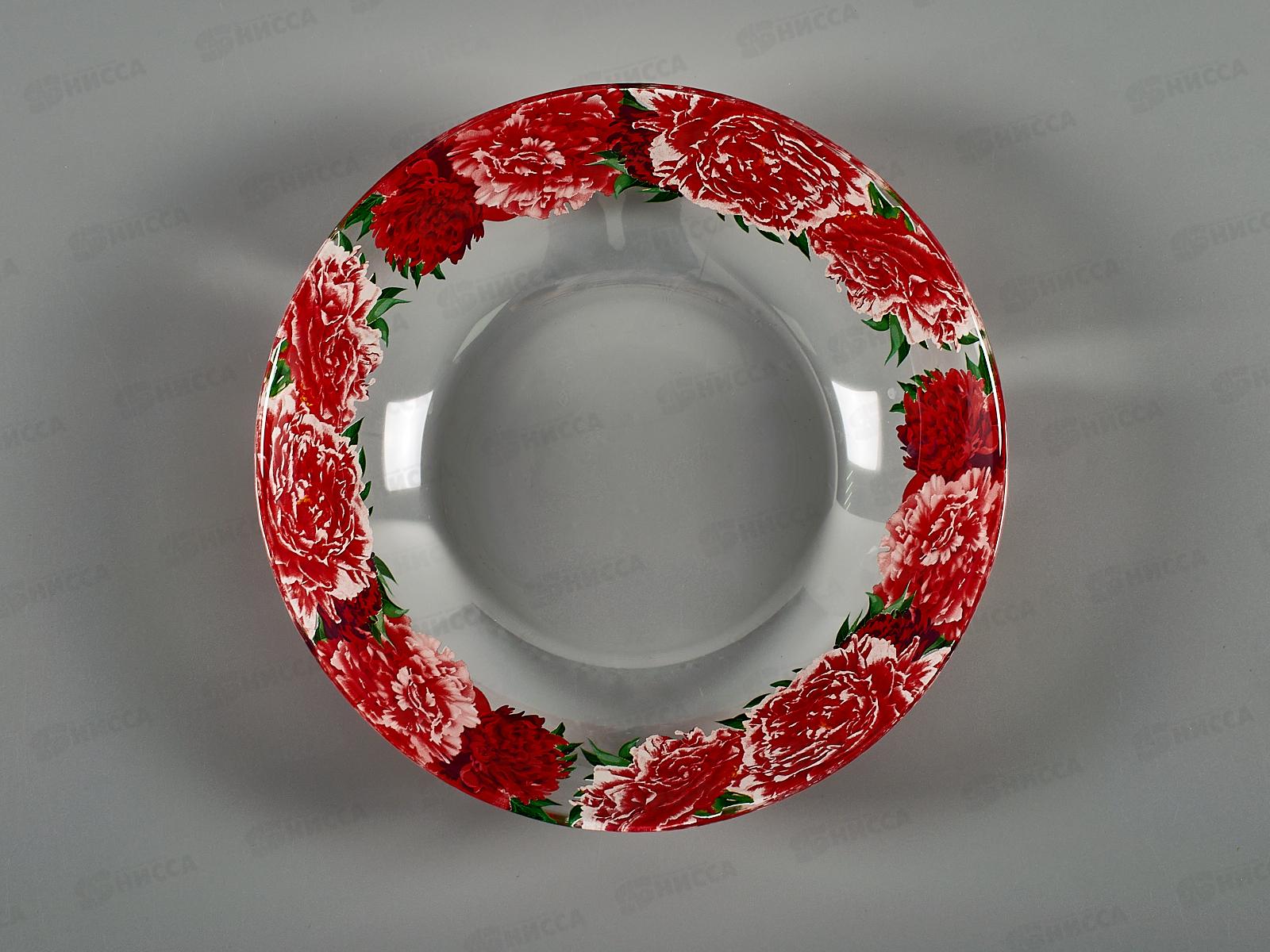 Тарелка суповая 887/1-Д Пионы d-21см глубокая