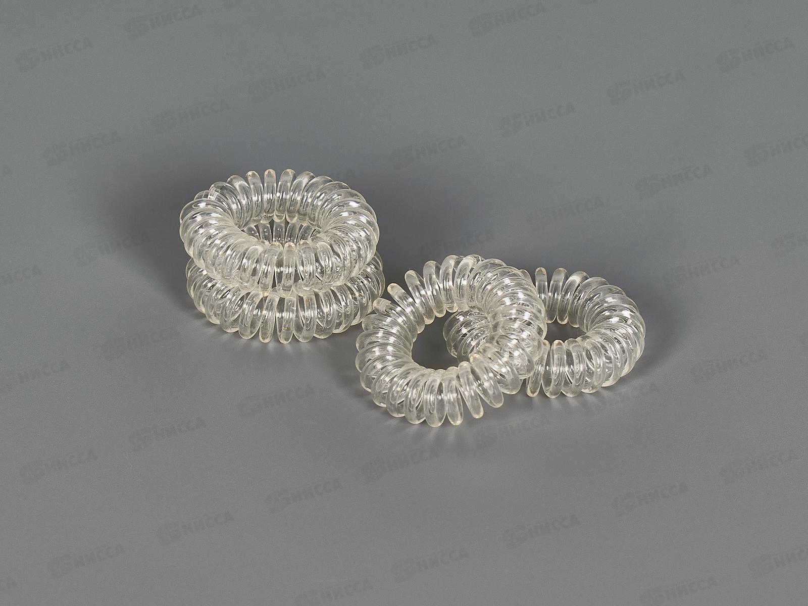 Ameli Набор резинок для волос Силикон ПВХ 3,5см Прозр 4шт