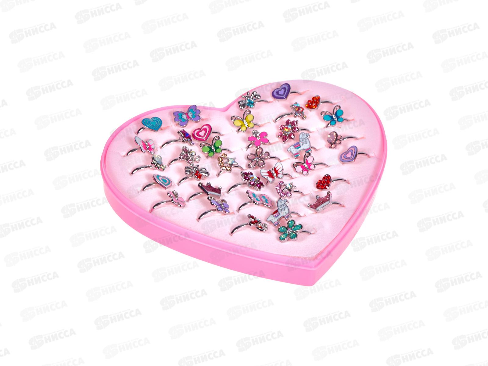 Колечко сувенирное люкс металл ассорти 4358-1 *36